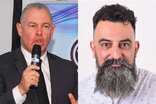 מימין: יחיאל קדם ורון קשת